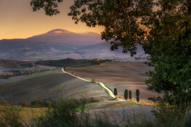 Pienza, Landscape Tuscany photographer drone photo