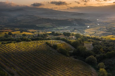 Pienza, Landscape Tuscany photographer drone photo