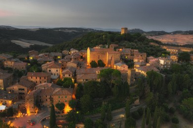 Pienza, Landscape Tuscany photographer drone photo